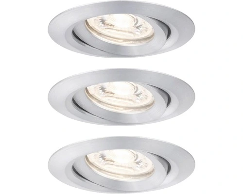 PAULMANN LED Inbouwspot Set Nova Mini Ø 66 Mm Aluminium, 3 Stuks -Badkamerverlichting Verkoopwinkel DV 8 10333761 02 4c AT 20200926221653
